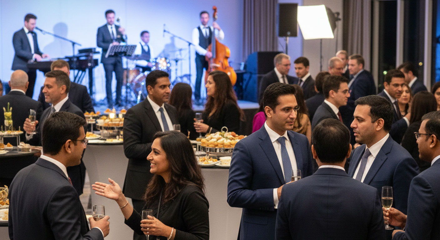 Corporate event arrangement from Upahar Evens and Catering